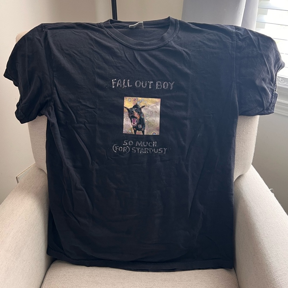 Fall Out Boy SMFSD album T-Shirt comfort colors size large